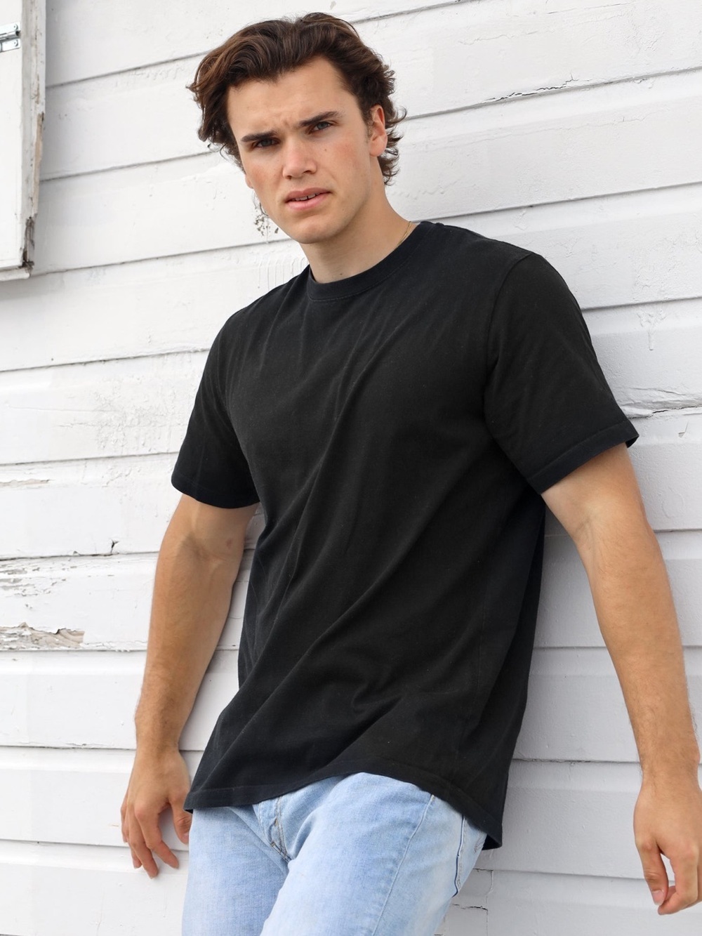 Province of Canada Monday Tee Black - Unisex Size Small Organic Cotton Shirt